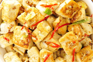 Spicy hot bean curd