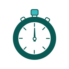 stopwatch fitness sport time measure image vector illustration green image