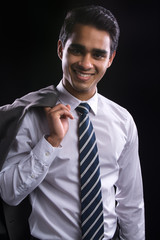 young business man in suit