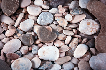 Background of pebbles. Pebbles textures