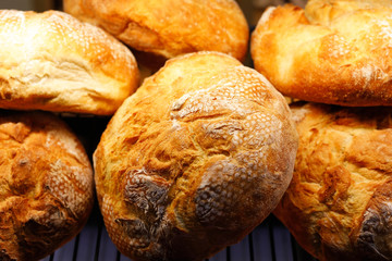 freshly baked bread