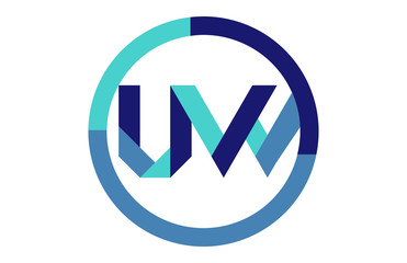 UW Global Blue Ribbon letter Logo