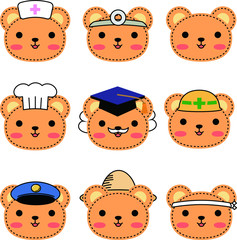 Occupation bear set