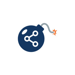Share Bomb Logo Icon Design