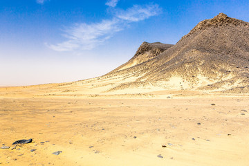 Plakat White Desert at Farafra in the Sahara of Egypt. Africa.