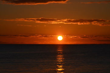 Sunset Fremantle Beach