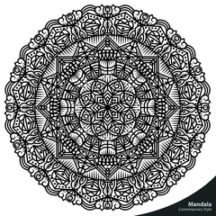 Mandala Geometric Pattern Decorative Graphic Element