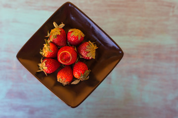 food, fruit, dessert, strawberry, red, sweet, 