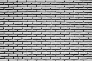 Pattern brick wall background grey color for text and design.