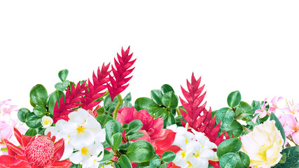 Abstract flowers background