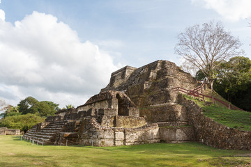 Ruins of the ancient Mayan archaeological site Altun Ha, Belize