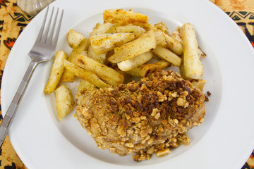 poulet aux cacahuètes