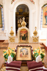Interior into the Orthodox church