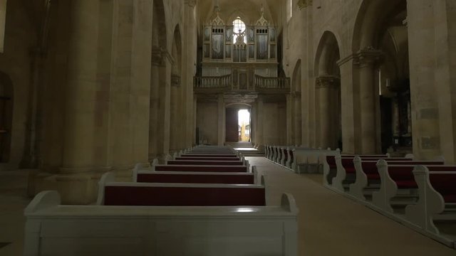 Interior of the Roman Catholic Church in Alba Iulia