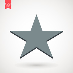 Star logo vector , black favorite web symbol. Star Icon vector. Simple flat symbol . Perfect pictogram illustration on white background