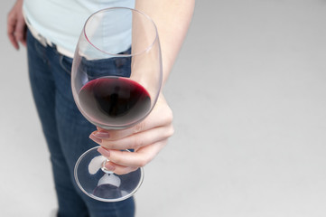 The girl in the glass.