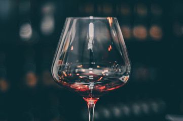 Taste Red Wine Glass - Close Up view