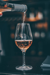 Taste Red Wine Glass - Close Up view