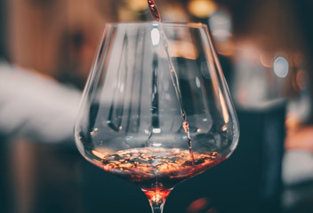 Taste Red Wine Glass - Close Up view