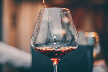 Taste Red Wine Glass - Close Up view