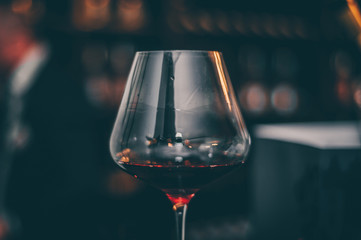 Taste Red Wine Glass - Close Up view