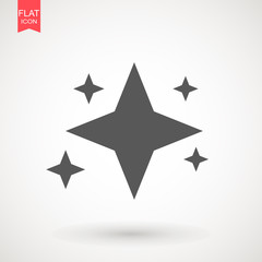 Stars. Star design tattoos. Logo vector , grey favorite web symbol. Icon vector. Simple flat symbol . Perfect pictogram illustration on white background