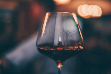 Taste Red Wine Glass - Close Up view