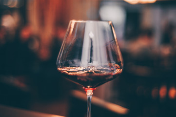 Taste Red Wine Glass - Close Up view