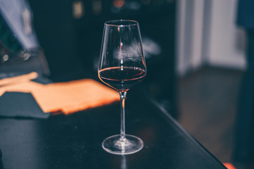 Taste Red Wine Glass - Close Up view