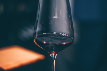 Taste Red Wine Glass - Close Up view