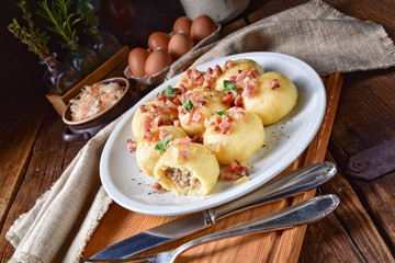 Pyzy are a type of polish dumpling