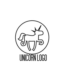 unicorn logo icon