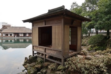 福井の日本庭園の養浩館庭園