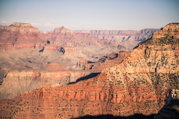 A wide angle view of The Grand Canyon National Park, Arizona