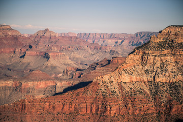 Fototapeta na wymiar A wide angle view of The Grand Canyon National Park, Arizona