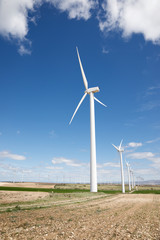 Fototapeta premium Wind energy concept