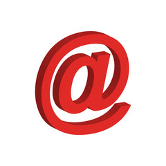 email,mail icon isolated vector