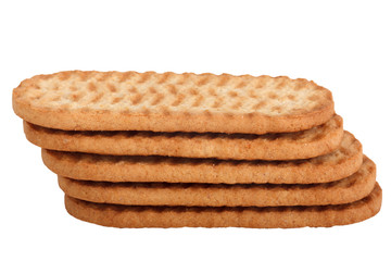 chip cookie isolated on white background