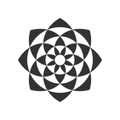 Circular Fractal Design Element