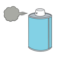 vector of spray can