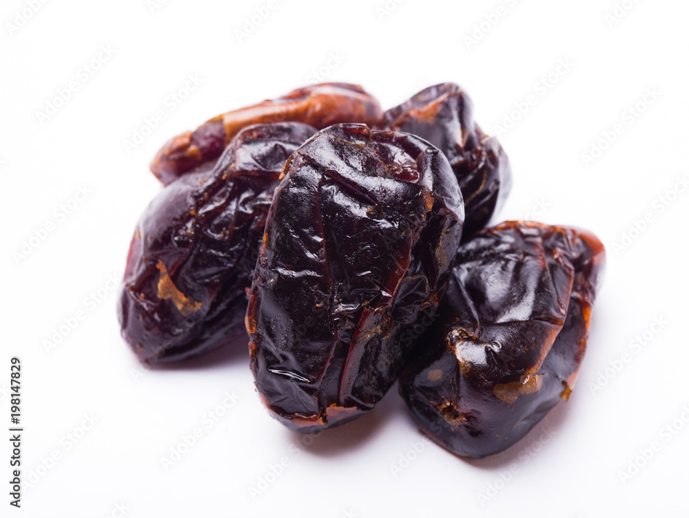 Sticker dried figs isolated