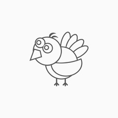 bird icon, bird vector