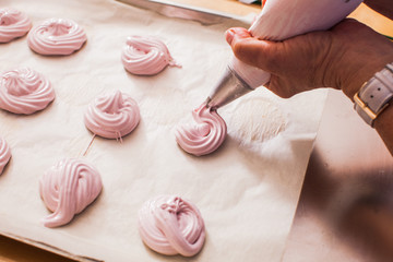 Home cooking marshmallow 