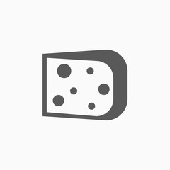cheese icon, cheese vector