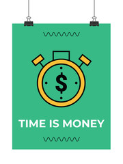 time is money icon