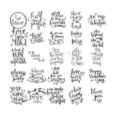 Fototapeta premium Hand written calligraphy quote motivation for life and happiness. For postcard, poster, prints, cards graphic design.