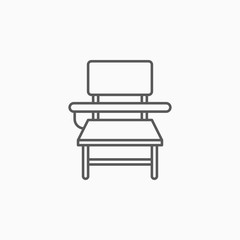 school desk icon
