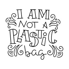 Hand drawn modern image with hand-lettering and decoration elements. Inspirational quote. Illustration for prints on t-shirts and bags, posters, cards.