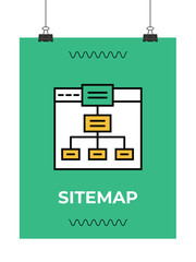 sitemap vector icon