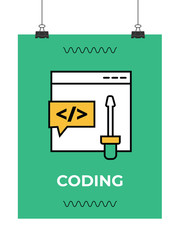 custom coding icon